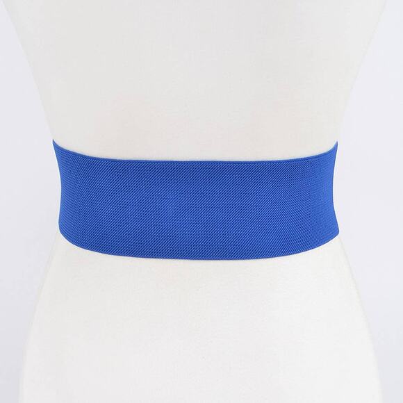 Rhinestone Buckle Elastic Belt